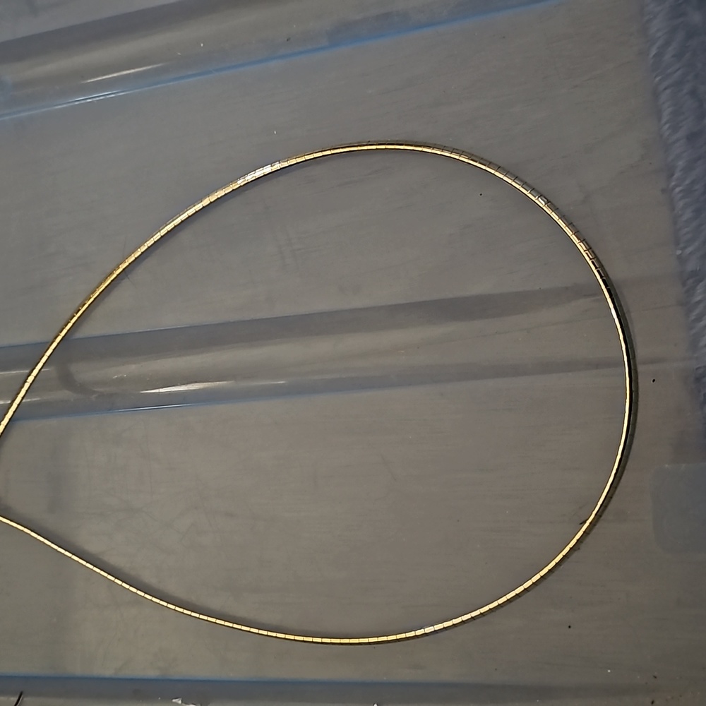 LIA SOPHIAgold and silver Reversible non tarnishing necklace